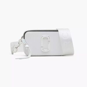Marc Jacobs White Snapshot Crossbody Bag